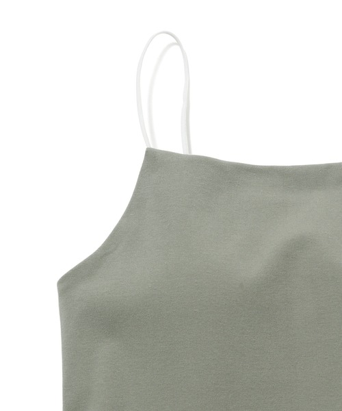 ADAM ET ROPE'（アダムエロペ）の「〈追加〉カップ付きカラーブレードキャミソール（キャミソール・レディース・ホワイト/ブラック/カーキ/イエロー・FREE）」の13枚目の写真