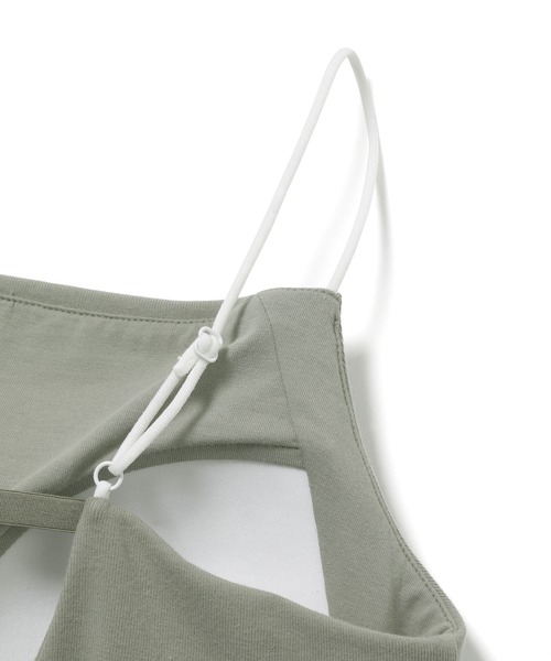 ADAM ET ROPE'（アダムエロペ）の「〈追加〉カップ付きカラーブレードキャミソール（キャミソール・レディース・ホワイト/ブラック/カーキ/イエロー・FREE）」の19枚目の写真