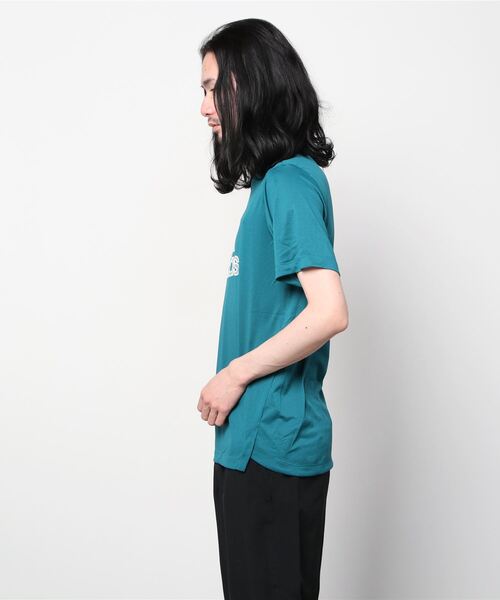 adidas（アディダス）の「【別注】アディダス adidas バッジオブスポーツ PB 半袖Tシャツ 限定コラボ（Tシャツ/カットソー・メンズ・ダークグリーン/ホワイト/ブラック/ライトグレー・LL/M/L/3L/S）」の6枚目の写真