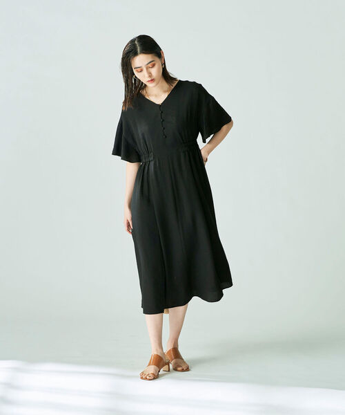 NOLLEY’S（ノーリーズ）の「◇【WEB限定】ジュピター前釦ワンピース（ワンピース・レディース・ブラック/ミント/ネイビー/ピンク・36/38）」の19枚目の写真