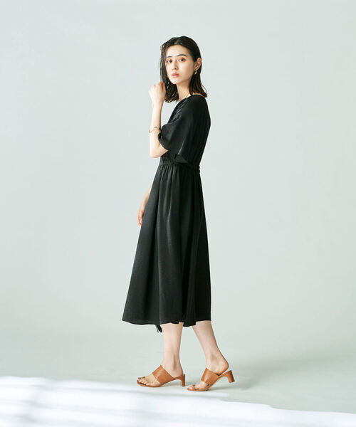 NOLLEY’S（ノーリーズ）の「◇【WEB限定】ジュピター前釦ワンピース（ワンピース・レディース・ブラック/ミント/ネイビー/ピンク・36/38）」の22枚目の写真