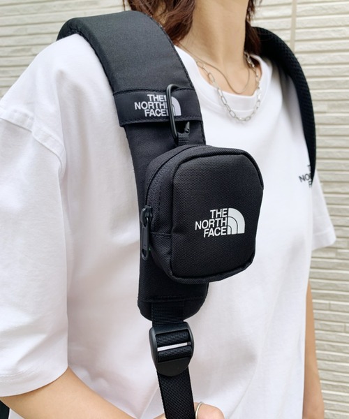 新品 ノースフェイス　コインケース　ミニポーチ ベージュ　 ブラック THE NORTH FACE ポーチ 国内未発売 FACE(ザ・ノースフェイス