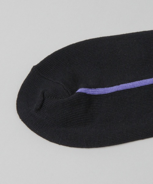 HARE（ハレ）の「HAREロゴラインSOX(HARE)（ソックス/靴下・メンズ・ベージュ/パープル/レッド・FREE）」の8枚目の写真