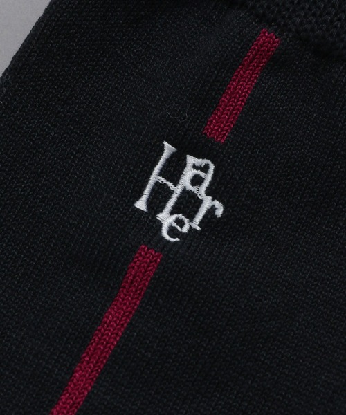 HARE（ハレ）の「HAREロゴラインSOX(HARE)（ソックス/靴下・メンズ・ベージュ/パープル/レッド・FREE）」の13枚目の写真