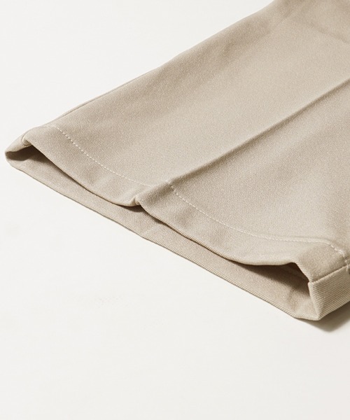 coca(coca)(コカ)の「タックセンタープレスワイドパンツ(スラックス・レディース・ベージュ/パープル・S/M/L)」の19枚目の写真