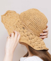 flower | ナチュラルリボンハット(ハット)