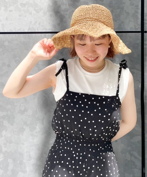 flower（フラワー）の「ナチュラルリボンハット（ハット・レディース・ブラウン・FREE）」の15枚目の写真