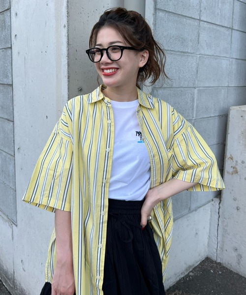 セール Share マルチストライプシャツ シャツ ブラウス Rodeo Crowns Wide Bowl ロデオクラウンズワイドボウル のファッション通販 Zozotown