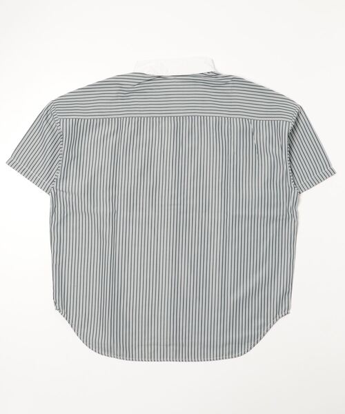 ８(eight)（エイト）の「ビッグクレリックシャツ（シャツ/ブラウス・メンズ・ネイビー/グレー/グリーン/ブラック・MEDIUM/LARGE/X-LARGE）」の5枚目の写真