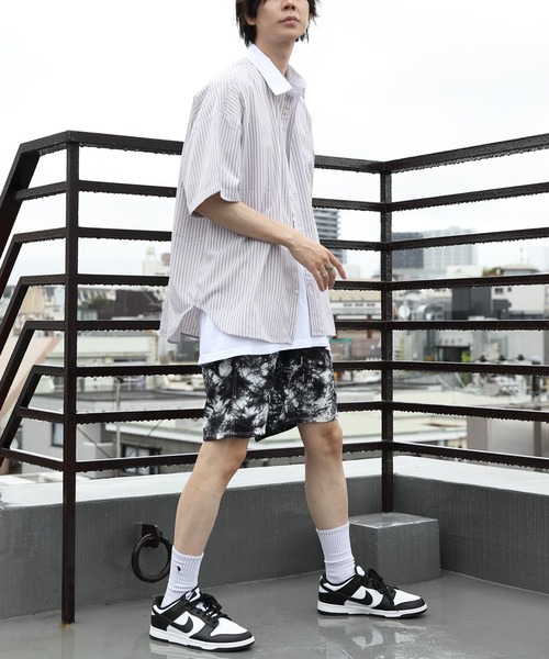 ８(eight)（エイト）の「ビッグクレリックシャツ（シャツ/ブラウス・メンズ・ネイビー/グレー/グリーン/ブラック・MEDIUM/LARGE/X-LARGE）」の6枚目の写真