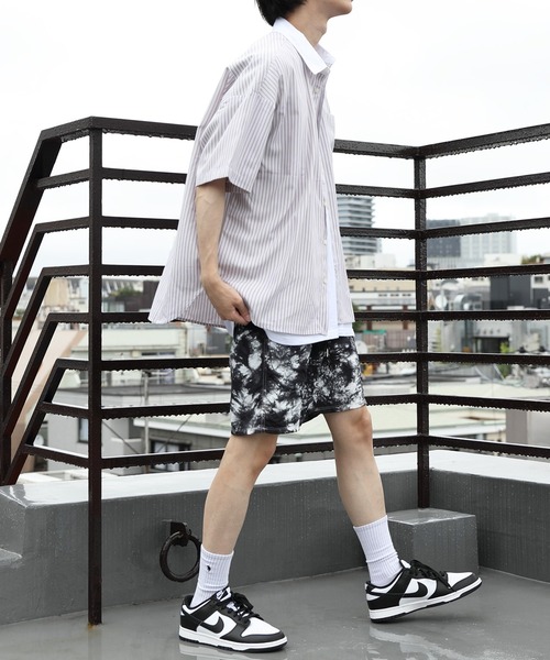 ８(eight)（エイト）の「ビッグクレリックシャツ（シャツ/ブラウス・メンズ・ネイビー/グレー/グリーン/ブラック・MEDIUM/LARGE/X-LARGE）」の7枚目の写真