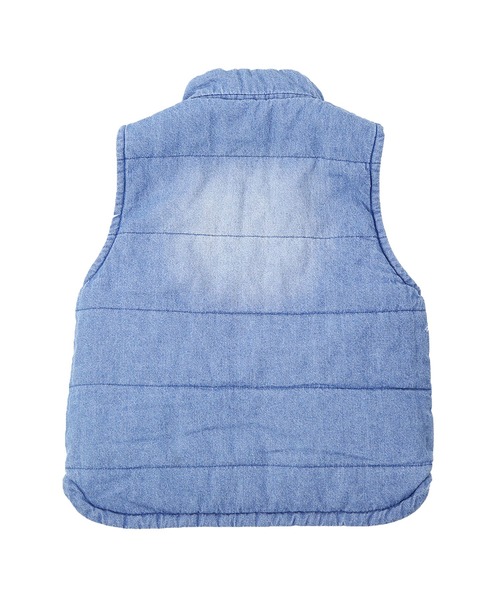 DILASH（ディラッシュ）の「デニムボアリバーシブルベスト（ベスト・キッズ・チャコール/ベージュ/ブラウン・80/90/100/110/120/130/140）」の22枚目の写真