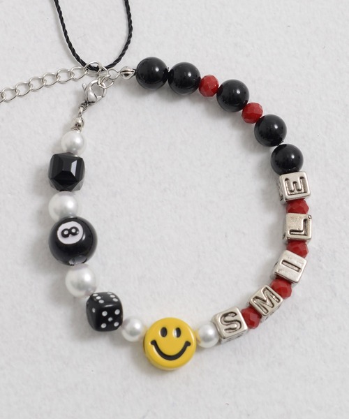 SMILEY FACE(スマイリーフェイス)の「『SMILEY FACE/スマイリーフェイス』スマイリーブレスレット(ブレスレット・メンズ・C/B/A・FREE)」の3枚目の写真