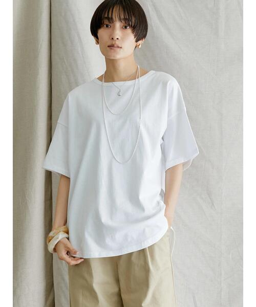 AMERICAN HOLIC(アメリカンホリック)の「バックねじりカットプルオーバー(Tシャツ/カットソー・レディース・ブラック/ブラウン/オフホワイト・M/L)」の7枚目の写真