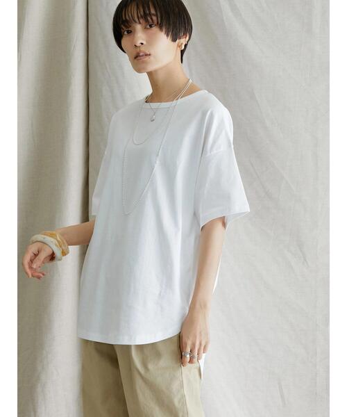 AMERICAN HOLIC(アメリカンホリック)の「バックねじりカットプルオーバー(Tシャツ/カットソー・レディース・ブラック/ブラウン/オフホワイト・M/L)」の8枚目の写真