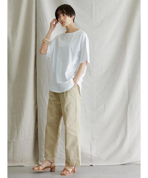 AMERICAN HOLIC(アメリカンホリック)の「バックねじりカットプルオーバー(Tシャツ/カットソー・レディース・ブラック/ブラウン/オフホワイト・M/L)」の11枚目の写真
