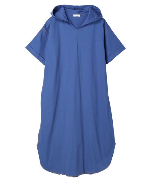 earth music&ecology（アースミュージックアンドエコロジー）の「フーディーカットソーワンピース（ワンピース・レディース・イエロー/ブルー/ホワイト系その他2・FREE）」の16枚目の写真