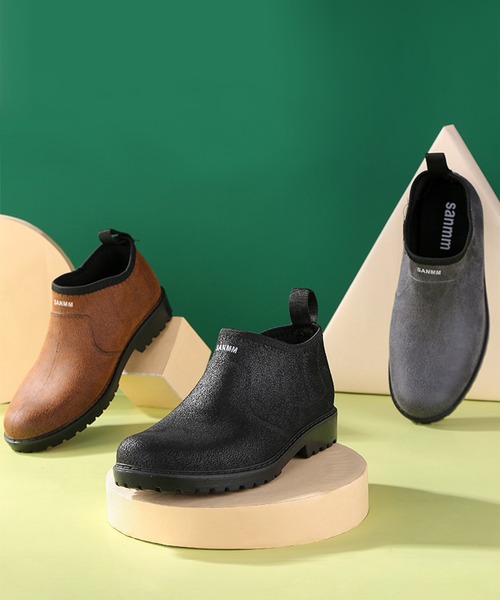 レインブーツメンズショート