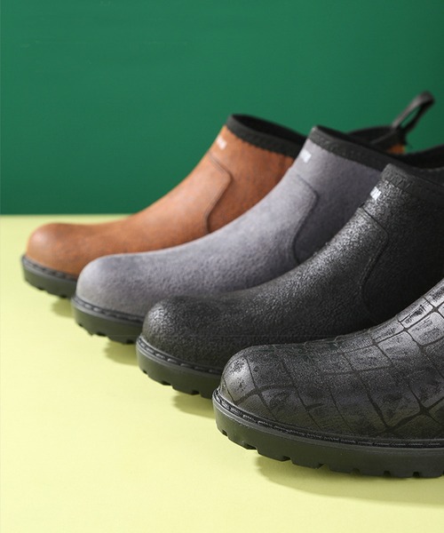 aimoha（アイモハ）の「レインブーツ メンズ ショート（レインシューズ・メンズ・グレー/グリーン/ブラック/ブラウン・24.5cm/26.0cm/25.5cm/26.5cm/25.0cm）」の18枚目の写真