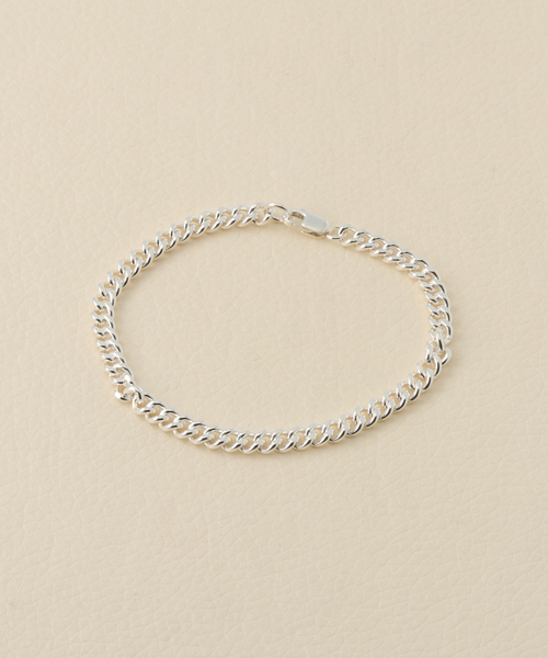 AFTER SHAVE CLUB（アフターシェイヴクラブ）の「【AFTER SHAVE CLUB / アフターシェイブクラブ】 CHAIN BRACELET：ブレスレット（ブレスレット・レディース・シルバー・FREE）」の3枚目の写真