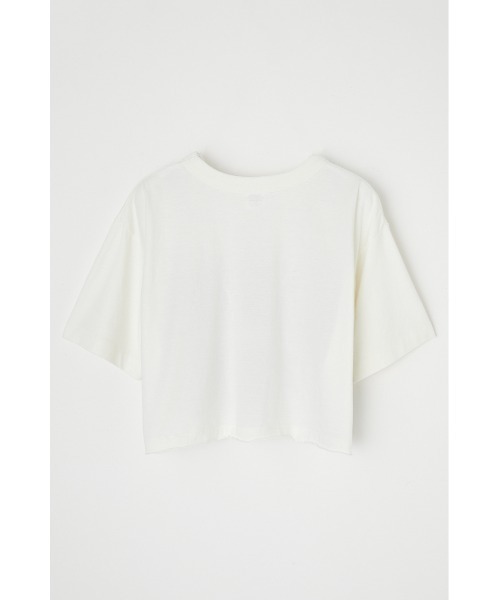 MOUSSY(マウジー)の「SOUTHAMPTON CROP Tシャツ(Tシャツ/カットソー・レディース・ブラック/オフホワイト/ブルー・FREE)」の5枚目の写真