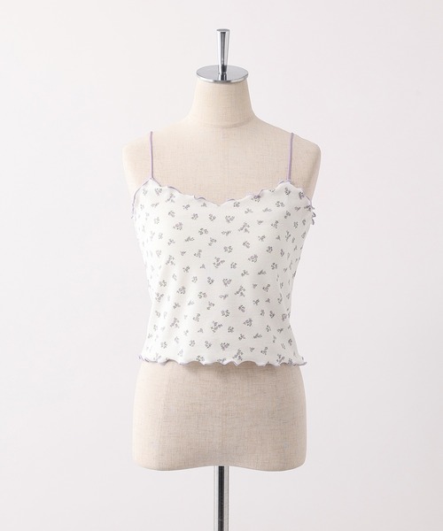 one after another NICE CLAUP（ワンアフターアナザーナイスクラップ）の「アソートカップ付きキャミソール（キャミソール・レディース・パープル/オフホワイト/アイボリー/ミント・FREE）」の13枚目の写真