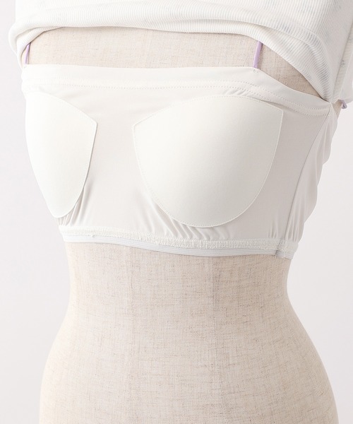 one after another NICE CLAUP（ワンアフターアナザーナイスクラップ）の「アソートカップ付きキャミソール（キャミソール・レディース・パープル/オフホワイト/アイボリー/ミント・FREE）」の17枚目の写真