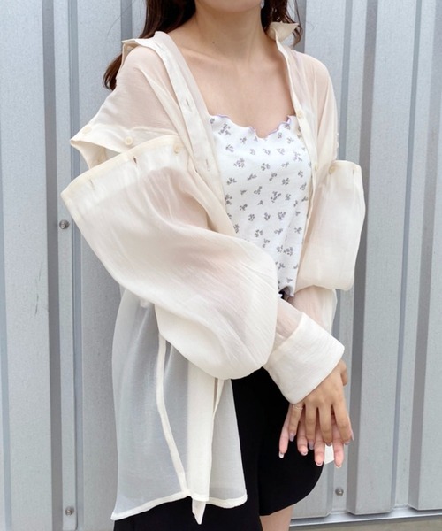 one after another NICE CLAUP（ワンアフターアナザーナイスクラップ）の「アソートカップ付きキャミソール（キャミソール・レディース・パープル/オフホワイト/アイボリー/ミント・FREE）」の8枚目の写真