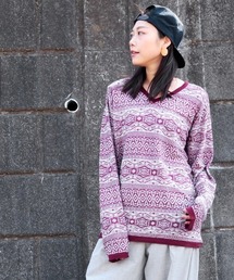 hardcover（ハードカバー）の「/hardcover/ハイゲージジャガード編みスプリングニット（ニット/セーター）」