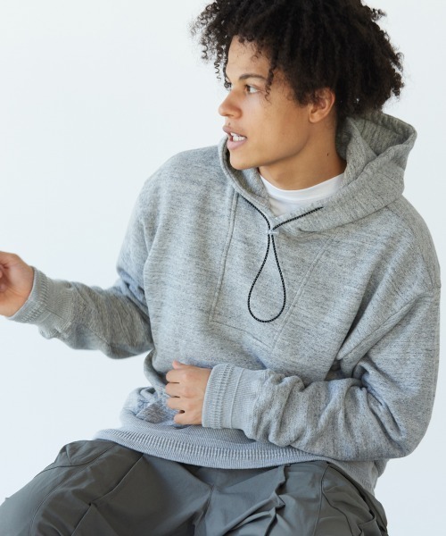 rehacer(レアセル)の「rehacer : Cord Hooded Parka / コードフーテッドパーカ(パーカー・メンズ・ブラック/グレー・SMALL/MEDIUM/LARGE/X-LARGE)」の21枚目の写真