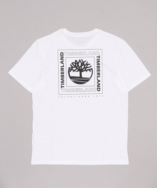 Timberland（ティンバーランド）の「メンズ 半袖 バック グラフィック Tシャツ（Tシャツ/カットソー・メンズ・ホワイト/ブラック/グリーン・SMALL/MEDIUM/LARGE/X-LARGE/XX-LARGE）」の4枚目の写真