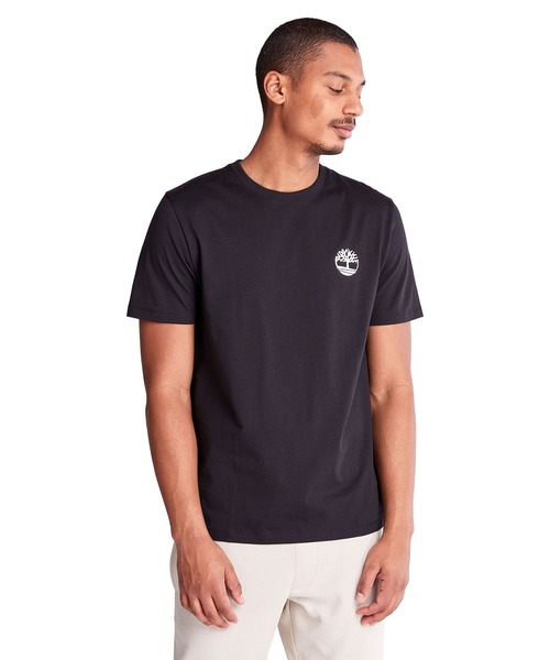 Timberland（ティンバーランド）の「メンズ 半袖 バック グラフィック Tシャツ（Tシャツ/カットソー・メンズ・ホワイト/ブラック/グリーン・SMALL/MEDIUM/LARGE/X-LARGE/XX-LARGE）」の3枚目の写真