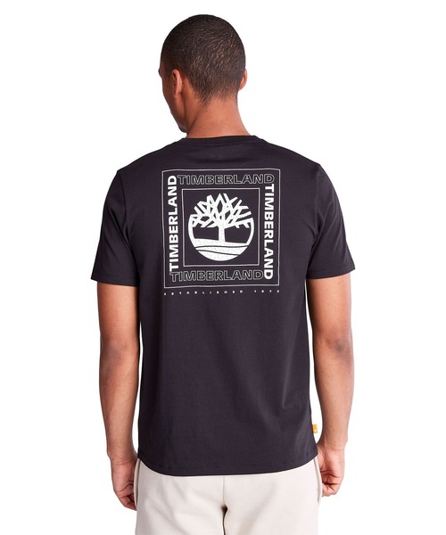 Timberland（ティンバーランド）の「メンズ 半袖 バック グラフィック Tシャツ（Tシャツ/カットソー・メンズ・ホワイト/ブラック/グリーン・SMALL/MEDIUM/LARGE/X-LARGE/XX-LARGE）」の6枚目の写真