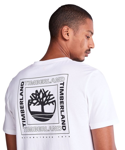 Timberland（ティンバーランド）の「メンズ 半袖 バック グラフィック Tシャツ（Tシャツ/カットソー・メンズ・ホワイト/ブラック/グリーン・SMALL/MEDIUM/LARGE/X-LARGE/XX-LARGE）」の15枚目の写真