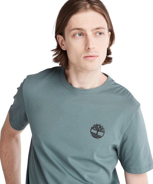 Timberland（ティンバーランド）の「メンズ 半袖 バック グラフィック Tシャツ（Tシャツ/カットソー・メンズ・ホワイト/ブラック/グリーン・SMALL/MEDIUM/LARGE/X-LARGE/XX-LARGE）」の21枚目の写真