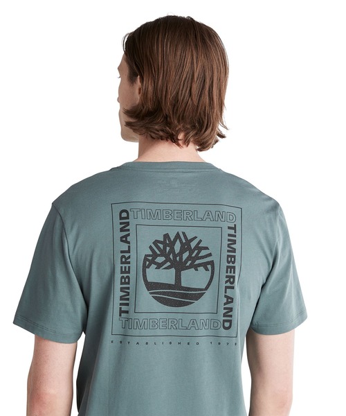 Timberland（ティンバーランド）の「メンズ 半袖 バック グラフィック Tシャツ（Tシャツ/カットソー・メンズ・ホワイト/ブラック/グリーン・SMALL/MEDIUM/LARGE/X-LARGE/XX-LARGE）」の22枚目の写真