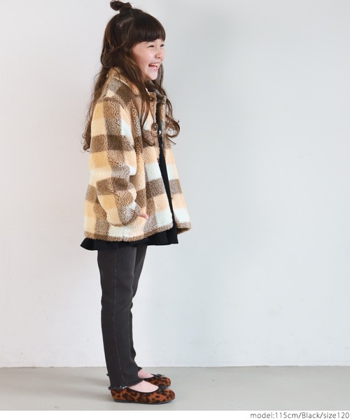 coca（coca）（コカ）の「キッズ 裾フリンジデニムスキニー（デニムパンツ・キッズ・ブラック/ブルー・100/110/120/130/140）」の9枚目の写真