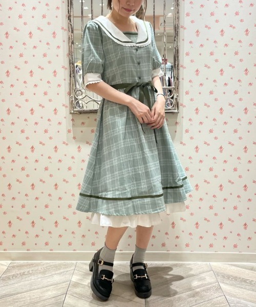 チェックセーラーフリルop ワンピース Axes Femme Poetique アクシーズファムポエティック のファッション通販 Zozotown チェックセーラーフリルop ワンピース Axes Femme Poetique アクシーズファムポエティック のファッション通販 Zozotown