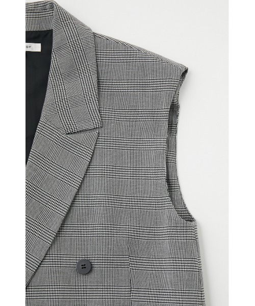 MOUSSY(マウジー)の「GLENCHECK TAILORED ベスト(ベスト・レディース・杢グレー/グレー系その他/ブラウン系その他・FREE)」の12枚目の写真