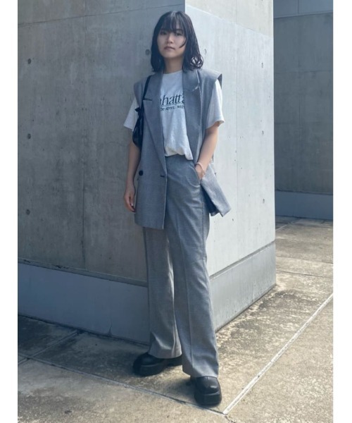 MOUSSY マウジージレGLENCHECK TAILORED ベスト