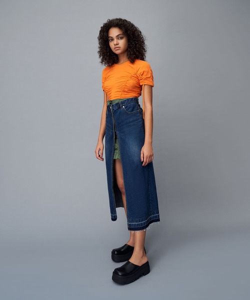 CHARLES & KEITH（チャールズ & キース）の「Rainier レーニア プラットフォームラウンドトゥミュール（サンダル・レディース・ブラック/オレンジ/イエロー・22.5cm/23cm/23.5cm/24.5cm/25cm/25.5cm）」の16枚目の写真