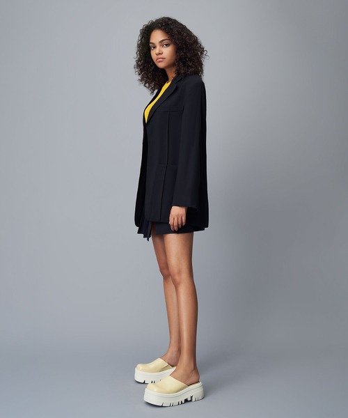 CHARLES & KEITH（チャールズ & キース）の「Rainier レーニア プラットフォームラウンドトゥミュール（サンダル・レディース・ブラック/オレンジ/イエロー・22.5cm/23cm/23.5cm/24.5cm/25cm/25.5cm）」の18枚目の写真