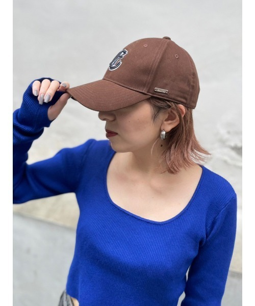 ENVYM（アンビー）の「ＥＬＯＧＯＣＡＰ（キャップ・レディース・ホワイト/ブラック/ブラウン・FREE）」の6枚目の写真