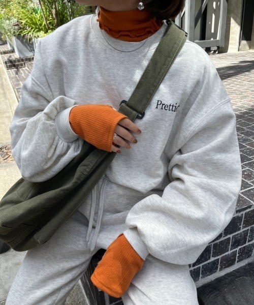 nemne store(ネンネストア)の「【低身長用サイズあり】裏起毛プリントスウェット(スウェット・レディース・オートミール/ホワイト系その他/オフホワイト/ブルー・SMALL/MEDIUM)」の17枚目の写真