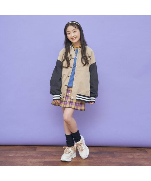 algy（アルジー）の「ラインリブスタジャン（スタジャン・キッズ・ベージュ/ブルー・SMALL/MEDIUM/X-SMALL/XX-SMALL/XXX-SMALL）」の13枚目の写真