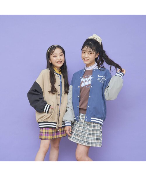 algy（アルジー）の「ラインリブスタジャン（スタジャン・キッズ・ベージュ/ブルー・SMALL/MEDIUM/X-SMALL/XX-SMALL/XXX-SMALL）」の5枚目の写真