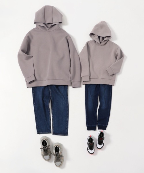 GLOBAL WORK（グローバルワーク）の「ライトクッションプルオーバーパーカー/281775（パーカー・キッズ・アイボリー/ブラウン系その他3/グリーン系その他2/ラベンダー/サックスブルー/チャコールグレー・140cm/150cm/160cm/130cm/110cm/120cm/100cm）」の7枚目の写真