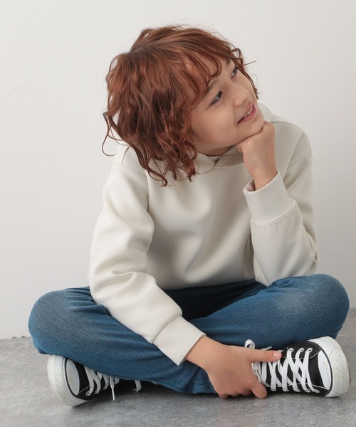 GLOBAL WORK（グローバルワーク）の「ライトクッションプルオーバーパーカー/281775（パーカー・キッズ・アイボリー/ブラウン系その他3/グリーン系その他2/ラベンダー/サックスブルー/チャコールグレー・140cm/150cm/160cm/130cm/110cm/120cm/100cm）」の17枚目の写真