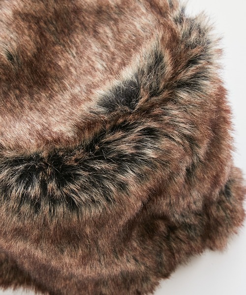 CIAOPANIC TYPY(チャオパニックティピー)の「【KIDS】ロシア帽(ハンチング/ベレー帽・キッズ・ブラック/ブラウン・ONE SIZE)」の6枚目の写真