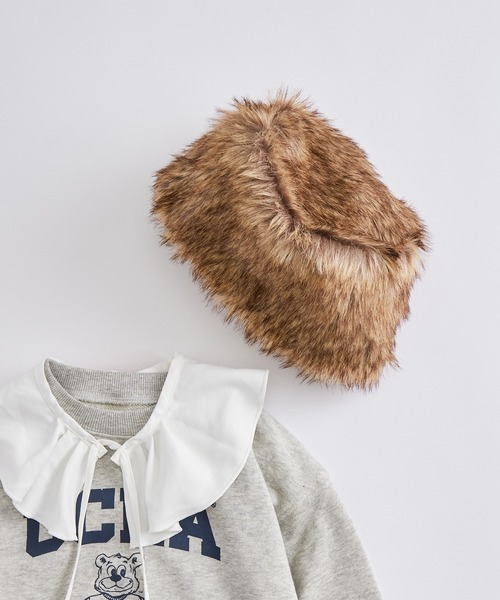 CIAOPANIC TYPY(チャオパニックティピー)の「【KIDS】ロシア帽(ハンチング/ベレー帽・キッズ・ブラック/ブラウン・ONE SIZE)」の22枚目の写真